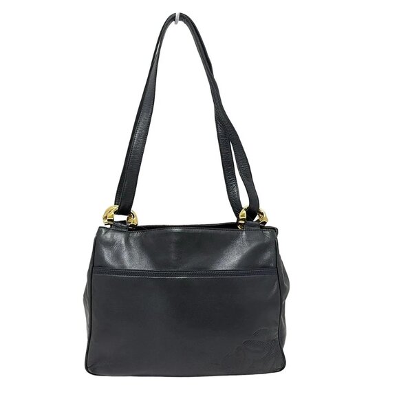 Auth LOEWE Amazona - Black Nappa Leather Shoulder Bag